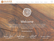 Tablet Screenshot of mayer-holz.at